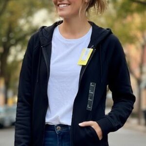 Women's Black Hoodie Jacket